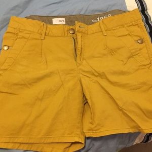 Gap Yellow Shorts